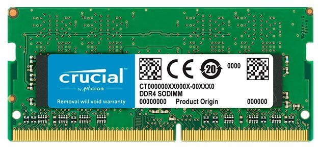   Crucial 8Gb DDR4 3200Mhz SO-DIMM (CT8G4SFS832A)