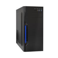 Exegate EX283079RUS ������ Miditower ExeGate XP-333U Black, ATX, <XP500, Black,120mm>, 1*USB+2*USB3.0, Audio