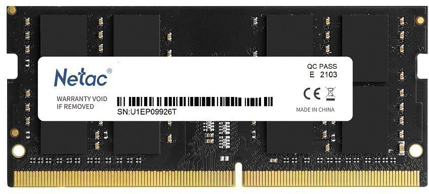   16Gb Netac NTBSD4N32SP-16 DDR4 3200MHz SO-DIMM