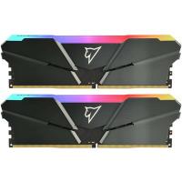  32Gb (16Gbx2) Netac Shadow NTSRD4P32DP-32E DDR4, DIMM, PC25600, 3200Mhz, RGB, CL16 Grey, 1.35V,  