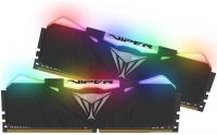 Память DDR4 16Gb 2x8GB (pc-33000) 4133MHz Patriot Viper4 Black CL19 LED RGB PVR416G413C9K