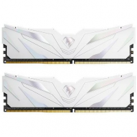   16Gb (8Gbx2) Netac Shadow II NTSWD4P32DP-16W, DDR4, DIMM, PC25600, 3200Mhz, C16 White,  