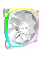 �������� ������������ (3 ��.) Montech RX120 PWM Reverse White / 120mm, 4pin PWM, 3pin ARGB, 800-1600RPM, 59.0CFM, 27.0dBA, Rifle bearing / RX120W3P