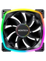 �������� ������������ (3 ��.) Montech RX120 PWM Reverse Black / 120mm, 4pin PWM, 3pin ARGB, 800-1600RPM, 59.0CFM, 27.0dBA, Rifle bearing / RX120B3P