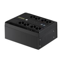 ��� ExeGate NEO Smart LHB-650.LCD.AVR.8SH.CH.RJ.USB, 650VA/390W, LCD, AVR, 8�Schuko, RJ45/11, USB, 4�USB-����� ��� �������, Black