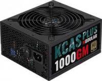   Aerocool ATX 1000W KCAS PLUS 1000GM V2 (24+8+4+4pin) APFC 140mm fan 10xSATA Cab Manag RTL