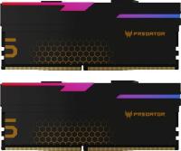   32Gb (2x16) Acer Predator Hermes RGB Black, DDR5, 6400Mhz CL32 (32-39-39-102) 1.4V HERMES-32GB-6400-1R8-V2 with Fan