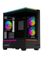 ������ Thermalright M10 FAN4-C, Mini-Tower, TG, 4x120mm ARGB, 2xUSB-A 3.0, 1xUSB Type-C, mATX, mITX Black
