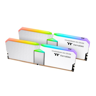   32GB(2x16GB) Thermaltake TOUGHRAM XG RGB D5 White, DDR5, 5600MHz, CL36, RG34D516GX2-5600C36B /RGB Lighting LED16/SWControl/10lay2oZ10u/2Pack