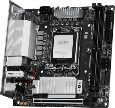 ����������� ����� MSI PRO H810I WIFI, H810, LGA1851, mini-ITX, Ret
