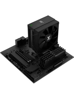 ����� XASTRA AR400 DIGITAL BK LGA1851/1700/1200/115X/AM5/AM4 (TDP 220W, 4 ����.������ , PWM FAN 120mm black , top cover with display, black heatsink ) RET
