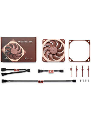 ����� ��� ������� Noctua NF-A12x25 G2 PWM (120x120x25mm, 4-pin PWM, 63.15CFM, 22.5dBA, 1800RPM, Beige/Brown)