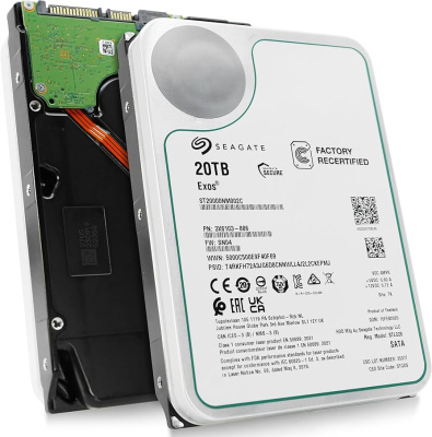 ������� ���� Seagate SATA-III 20TB ST20000NM002C Factory Recertified Server Exos (7200rpm) 512Mb 3.5"