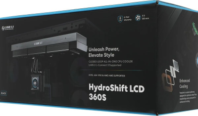 ������� �������� ���������� Lian-Li HydroShift LCD 360S Soc-AM5/AM4/1700 Al+Cu LCD 330W Ret (G89.GHSLCD36SB.R0)