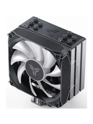 ����� ��� ���������� JONSBO PISA A5 ARGB (265W, 4-pin PWM, 153mm, Al/Cu, 5x6mm, ARGB, 1x120mm, 81.27CFM, 36.8dBA, 1850RPM, S: 1851/1700/1200/115X, AM4/AM5 Grey)