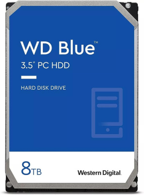 ������� ���� WD SATA-III 8TB WD80EAAZ Desktop Blue (5640rpm) 128Mb 3.5"