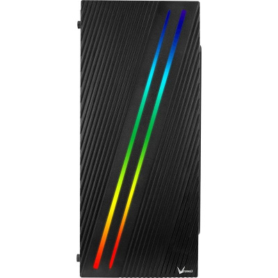 ������ FORMULA (AEROCOOL) MidiTower Streak-A-BK-v1 ������ (ATX, ��� ��, 2�USB 2.0+USB 3.0, 1x80mm) (Streak-A-BK-v1 (F))