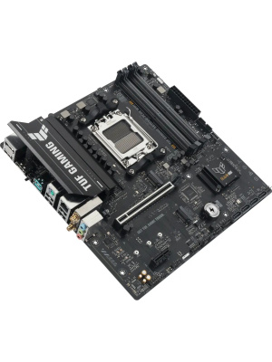 ����������� ����� ASUS TUF GAMING A620AM-PLUS WIFI, AM5, A620A, 4*DDR5, 4*SATA, 2*M.2, 2*USB 3.2, 4*USB 2.0, 1*PCIx16, 1*PCIx1, 2*DP+HDMI, mATX; 90MB1MZ0-M0EAY0