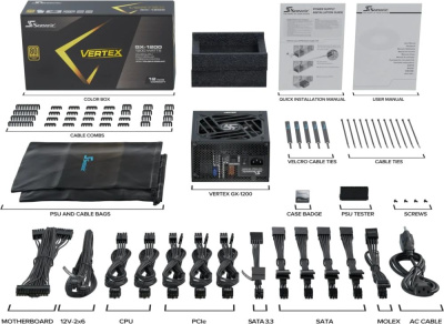 ���� ������� 1200W Seasonic Vertex GX-1200 Gold 80+ gold, RTL