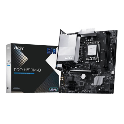����������� ����� MSI PRO H810M-B, LGA1851, H810, mATX, Ret