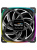 �������� ������������ (3 ��.) Geometric Future Squama 3003B-12 Black 120mm / ARGB, PWM, 120x120x30 mm, 800-2300 RPM, 84.0 CFM, 35.8 dBA / 1F3003B312000