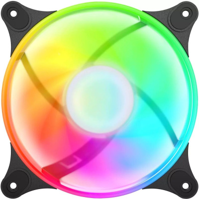 ���������� GMNG GG-CF120ARGB4-PWMBK ARGB 120x120x25mm ������ Ret