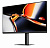  27" Xiaomi 4K Monitor A27Ui Black (IPS, 3840x2160,  HDMI+HDMI+DP+Type C 90W, USB Hub, 6 ms, 178/178, 360 cd/m, 1200:1, 60Hz, Pivot) (ELA6221EU)