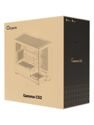 ������ Ocypus Gamma C52 WH, MATX, USB3.0*1+USB2.0*2