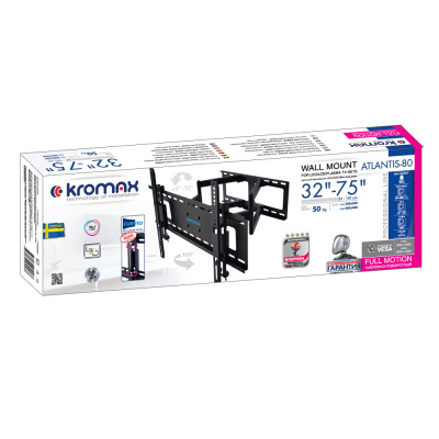 ��������� Kromax ATLANTIS-80 32"-75" max.50�� VESA 600x400 ���������-��������� � ���������