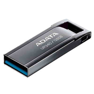 ������ ADATA 128GB UR340 USB Flash Drive USB 3.2 Gen1, Black, Retail (AROY-UR340-128GBK)