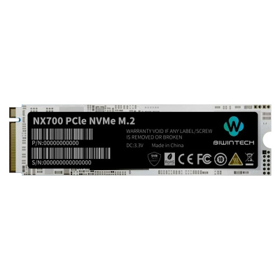  SSD BiwinTech NX700 M.2 2280 1TB PCIe NVMe 3.0 x4, 82P1E0#G