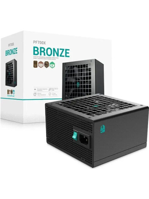 ���� ������� Deepcool ATX 700W GamerStorm PF700X 80+ bronze (20+4pin) APFC 120mm fan 6xSATA RTL