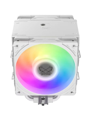 ����� ��� ���������� Scythe Mugen 6 Dual Fan White ARGB Edition (300W, 4-pin PWM, 154mm, ARGB, Al/Cu, 6x6mm, 2x120mm, 75.17CFM, 35.57dBA, 2500RPM, S: 1851/1700/1200/115X/2011/2066, AM5/AM4, white)