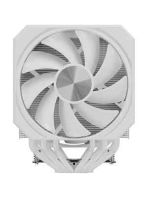 ����� upHere UP2TC6 White / 6HPx6mm, 265W TDP, dual tower, 2x120mm fans, 600-1650RPM, 68 CFM, 25dBA, ARGB cover / UP2TC6