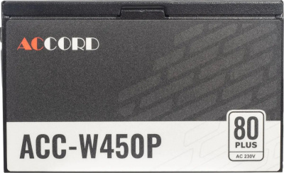 ���� ������� Accord ATX 450W ACC-W450P 80+ White (20+4pin) 120mm fan 6xSATA ������