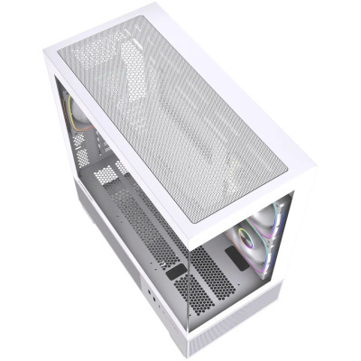 ������ Powercase Vision Micro S3W, Tempered Glass, Type-C, 3x 120mm ARGB PWM Fan, �����, mATX  (CVMMSW-A3)