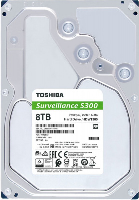   8Tb SATA-III Toshiba S300 Surveillance (HDWT380UZSVA)