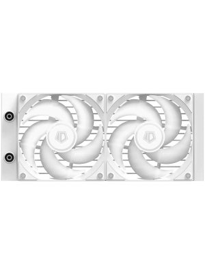 �������� �������� ���������� ID-COOLING FX240 LCD WHITE LGA1851/1700/1200/115X/AM4/AM5 (TDP 300W, ARGB FAN and PUMP, LCD Display, PWM, DUAL FAN 120mm, �����) RET