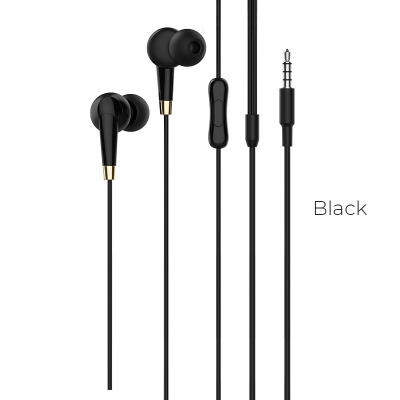 �������� HOCO M58 ��������/ ������ ������/ 1.2�/ 3.5 mm jack/ Black