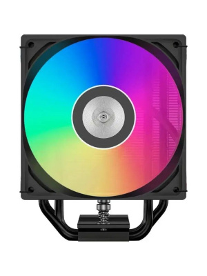 ����� PCCooler RT500 Digital ARGB BK (240W, 4-pin PWM, LED temp., 152mm, Al/Cu, 5x6mm, ARGB, 1x120mm, 73.32CFM, 34.9dBA, 2200RPM, S: 1851/1700/1200/115X, AM5/AM4, black)