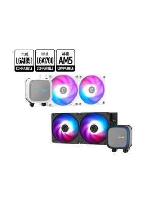 ��� MSI MAG CORELIQUID A13 240 2x ARGB Gen2 Fan, ARGB Gen2 Block, Color Box, LGA1700, 1851, AM5