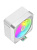 ����� ��� ���������� Ocypus Delta A40 EX WH ARGB (200W, 4-pin PWM, 157mm, Al/Cu, 4x6mm, ARGB, 1x120mm, 60CFM, 31dBA, 1600RPM, S: 1851/1700/1200/115X, AM5/AM4, white)