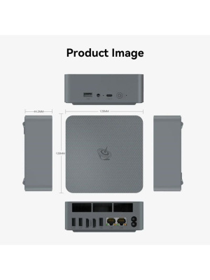 ����-�� Beelink EQR7-LP4, AMD Ryzen 7 7735U/24 �� LPDDR5/1024 �� SSD/AMD Radeon Graphics/��� ��, ����� (BL/EQR7-LP4/7735U/24G/1TB/2.5G*2)