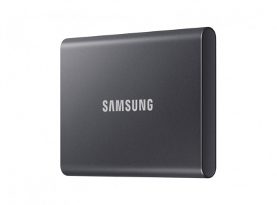 ������� ������� ���� 1Tb SSD Samsung T7, PCIe USB3.2/Type-C Titan Grey Retail (MU-PC1T0T/WW)