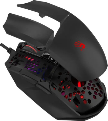 ���� A4Tech Bloody W65 Max Mini ������ ���������� 12000dpi USB 9but (W65 MAX MINI STONE BLACK)