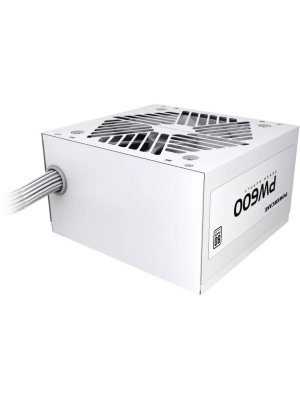 ���� ������� Powercase PW600 / White /  (80 Plus, ATX 2.31, 600W, APFC, DC-DC, 120mm Fan) / PSW-600W-DC