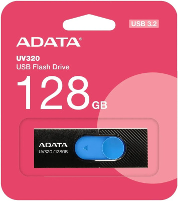 ���� ���� A-Data 128Gb UV320 AUV320-128G-RBKBL USB3.2 ������