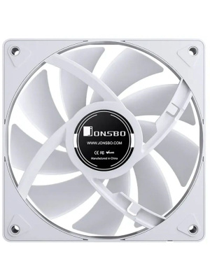 ����� JONSBO CR-1000 MAX V2 Color White LGA1851/1700/1200/115X/AM5/AM4 (TDP 230W, PWM, 120mm Dynamic Multi-Color LED Fan, 6 �������� ������, �����, 4-pin) Retail