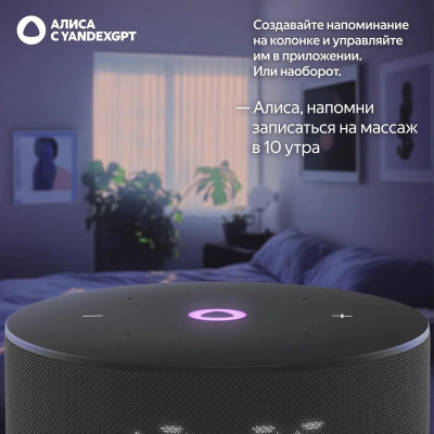 ����� ������� Yandex ������� ���� 3 ����� ������ 12W 1.0 BT/Wi-Fi (YNDX-00027BLK)