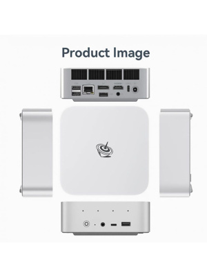 ����-�� Beelink SER9 PRO, AMD Ryzen AI 9 HX 370/32 �� LPDDR5X/1024 �� SSD/AMD Radeon Graphics/��� ��, ����������� (BL/SER9 PRO/HX370/32G/1TB/Frost Silver)